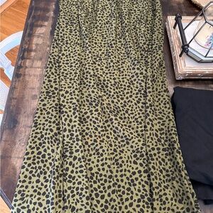 Leopard Print Women's maxi Skirt